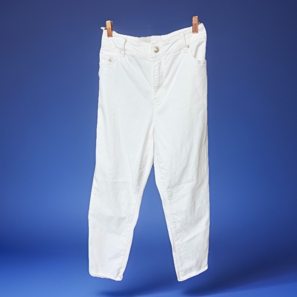 Chico's Jegging  Pull On Ankle Jeans 2.5 White Pre-loved